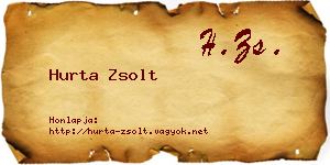 Hurta Zsolt névjegykártya